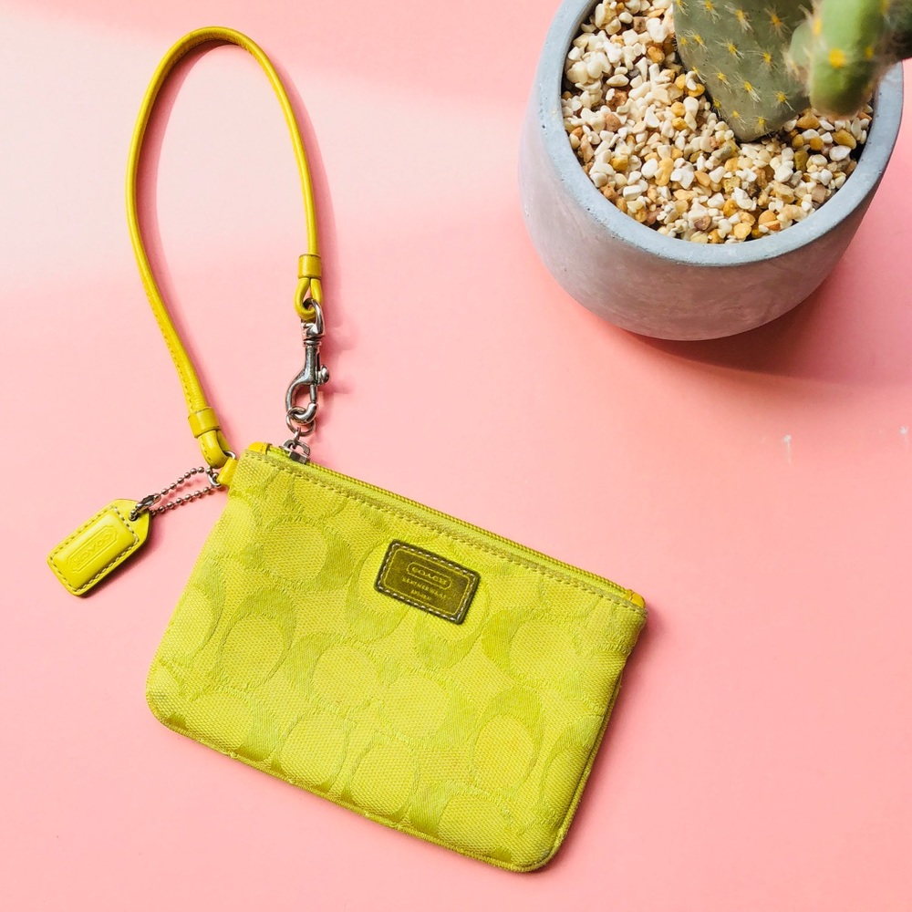 Authentic Coach Wristlet